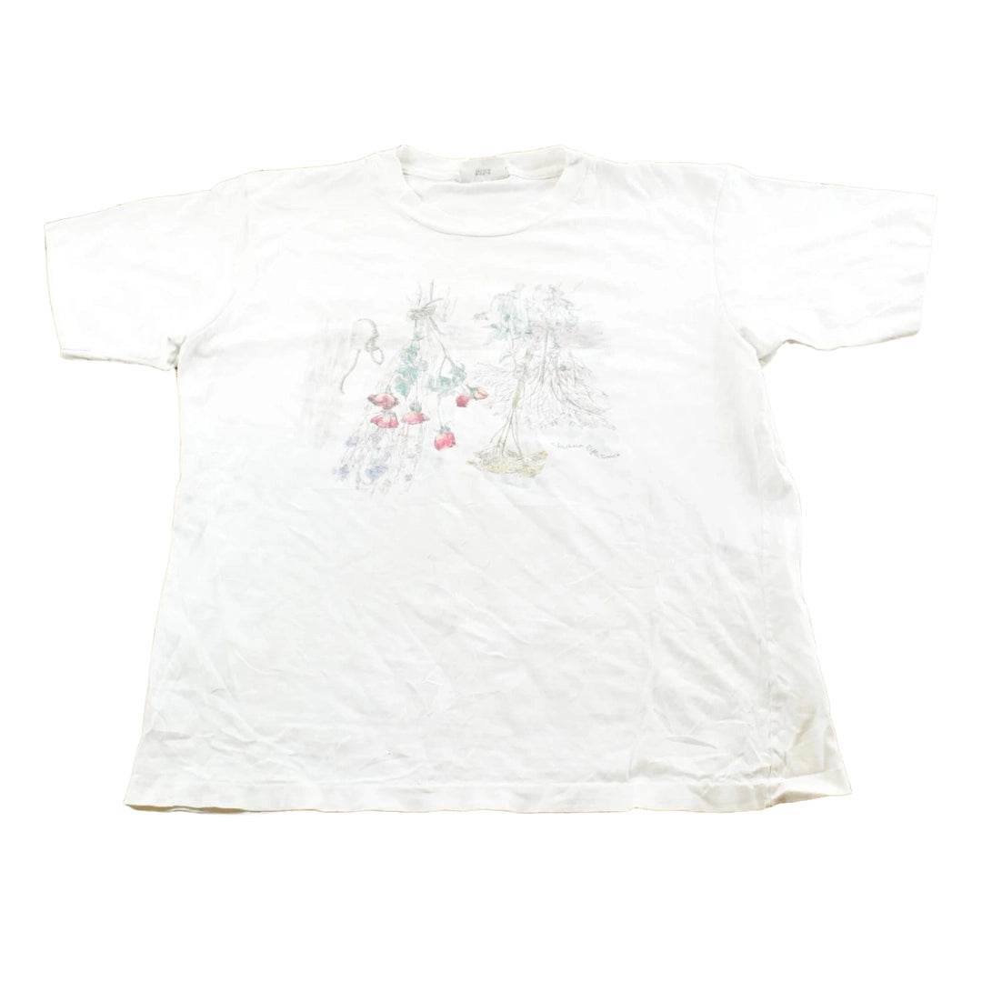 Vintage 1990s Northern Reflections Flowers Graphic T-Shirt Mens L