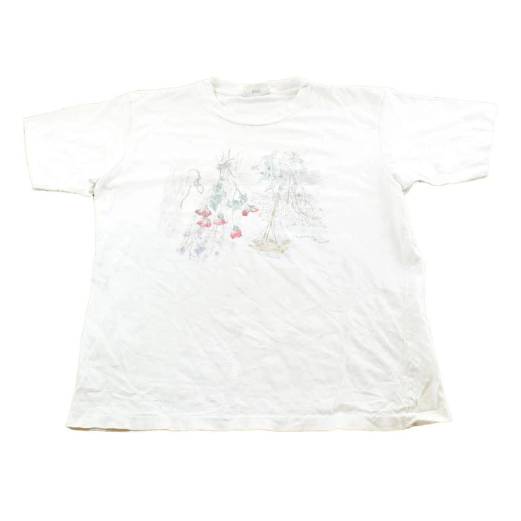 Vintage 1990s Northern Reflections Flowers Graphic T-Shirt Mens L
