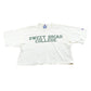 Vintage 1990s Sweet Briar College Champion Cropped T-Shirt Womens Cropped M