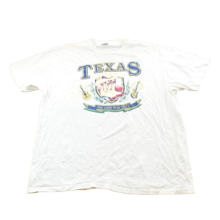 Vintage 1990s Texas Lone Star State T-Shirt Men's XL