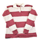 Vintage 1990s LL Bean Striped Rugby Button Up Shirt Men's S