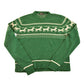 Vintage 1990s Horizon Reindeer Christmas Knit Crewneck Sweater Men's L