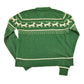 Vintage 1990s Horizon Reindeer Christmas Knit Crewneck Sweater Men's L