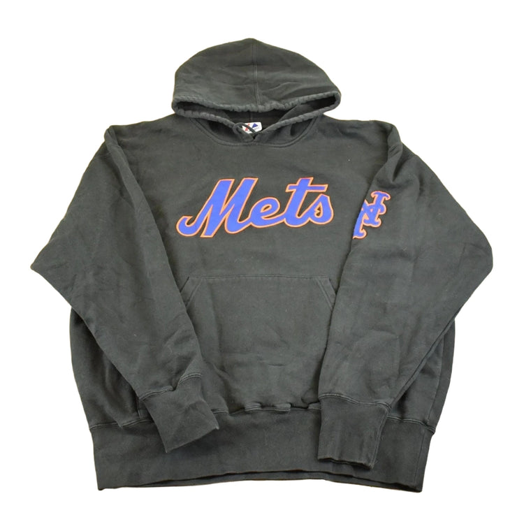 Vintage 1990s New York Mets Heavyweight Hoodie Sweatshirt Men's XL
