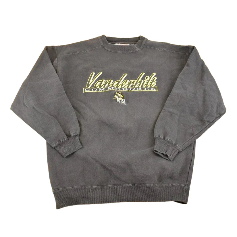 Vintage 1990s Vanderbilt Commodores Crewneck Sweatshirt Men's L