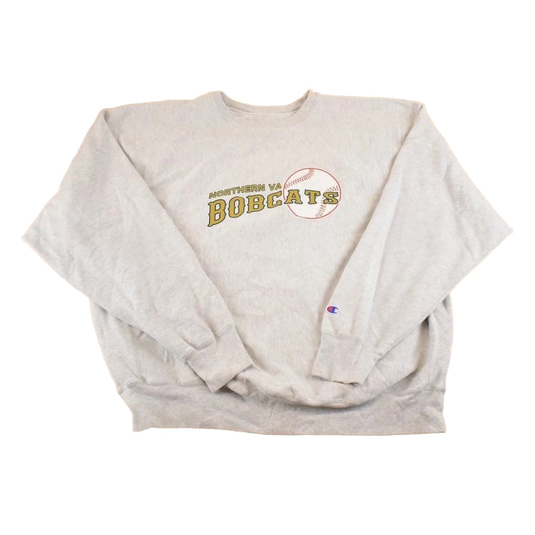 Vintage Y2K Northern Virginia Bobcats Champion Reverse Weave Sweatshirt Men's XL