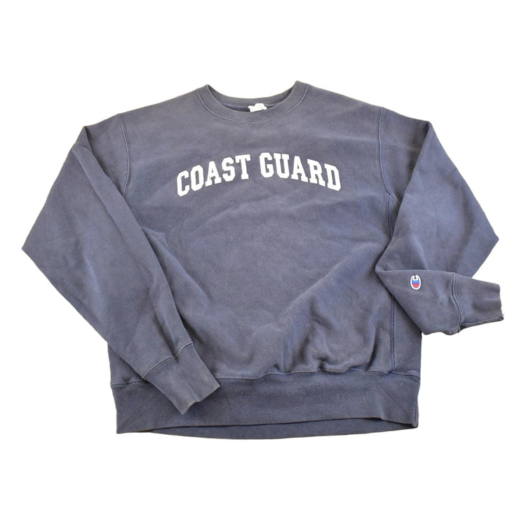 Vintage Y2K Coast Guard Champion Reverse Weave Sweatshirt Men's M