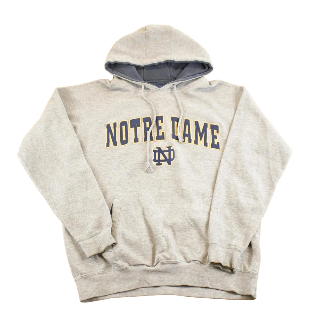 Vintage 1990s Notre Dame Hoodie Sweatshirt Men's S