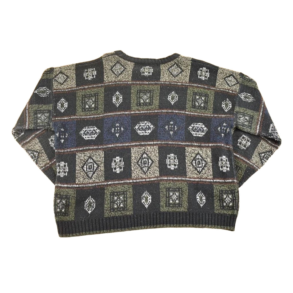 Vintage 1990s Method Knit Crewneck Sweater Men's L