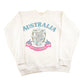 Vintage 1990s Australia Down Under Souvenir Crewneck Sweatshirt Womens L