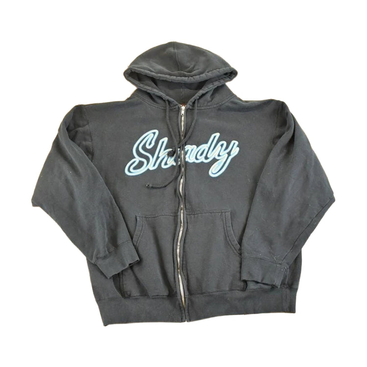 Vintage 1990s Shady Records Full Zip Hip Hop Hoodie Sweatshirt Mens L