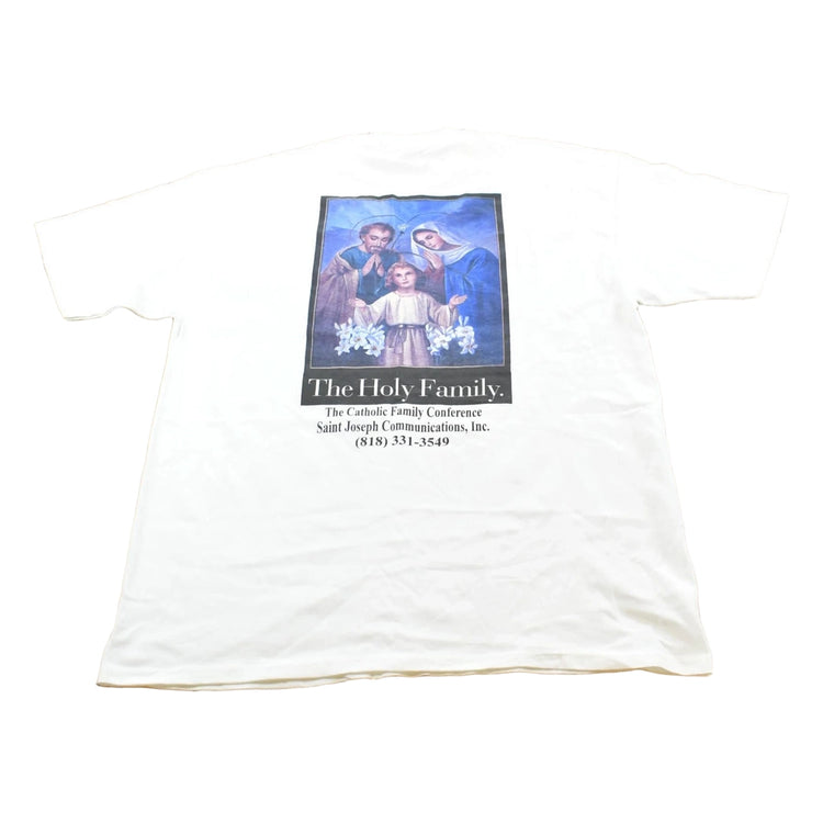 Vintage 1990s Meet My Family The Holy Family Religious T-Shirt Mens XL