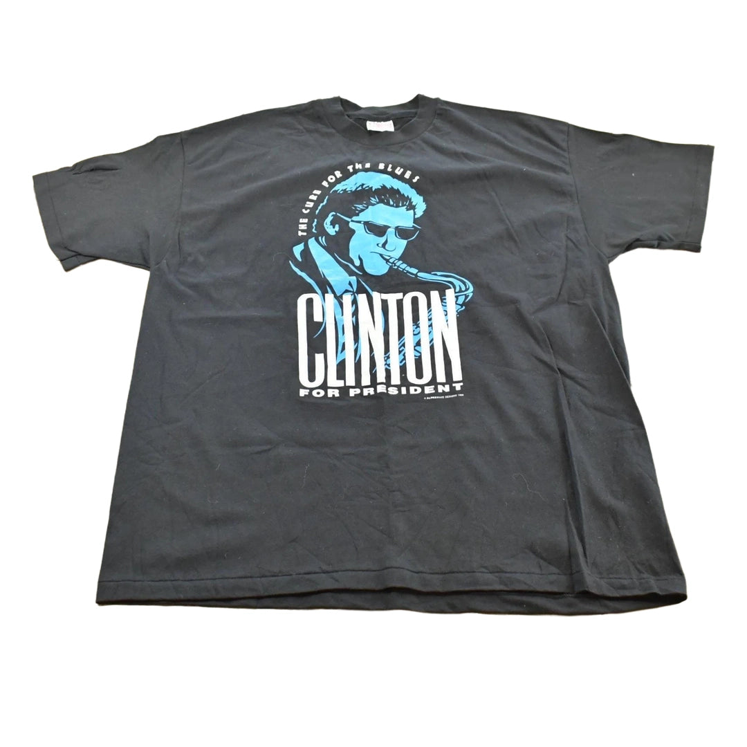 Vintage 1992 Bill Clinton For President T-Shirt Mens XL