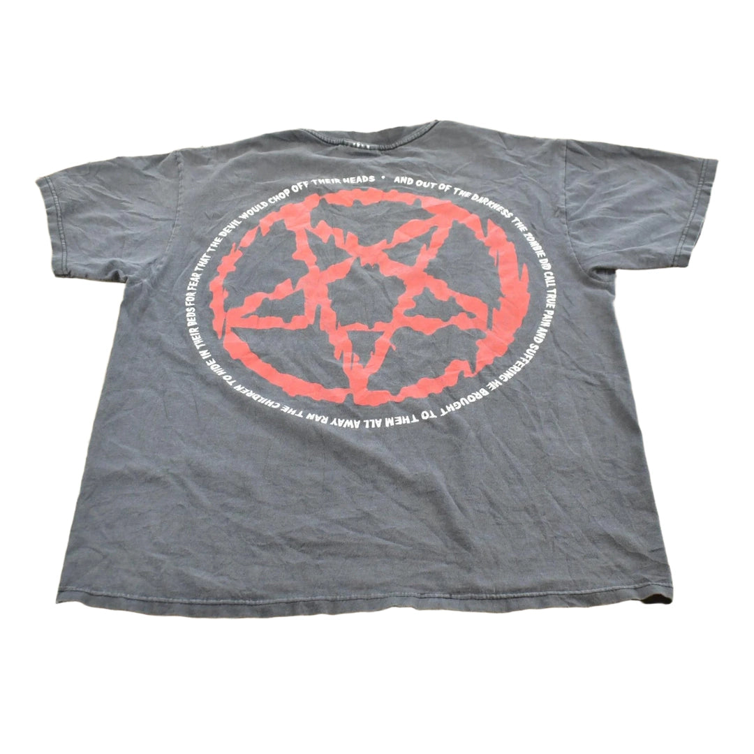 Vintage 1990s Rob Zombie Hellbilly Deluxe Band T-shirt Mens L