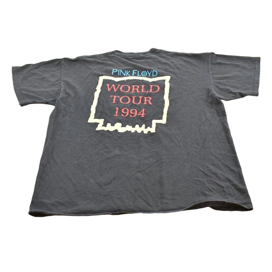 Vintage 1994 Pink Floyd Division Bell World Tour Graphic Band T-Shirt Mens XL