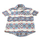 Vintage 1990s Roughrider Western Shirt Plaid Pearl Snap Short Sleeve Button Up Shirt Mens L Men's Medium