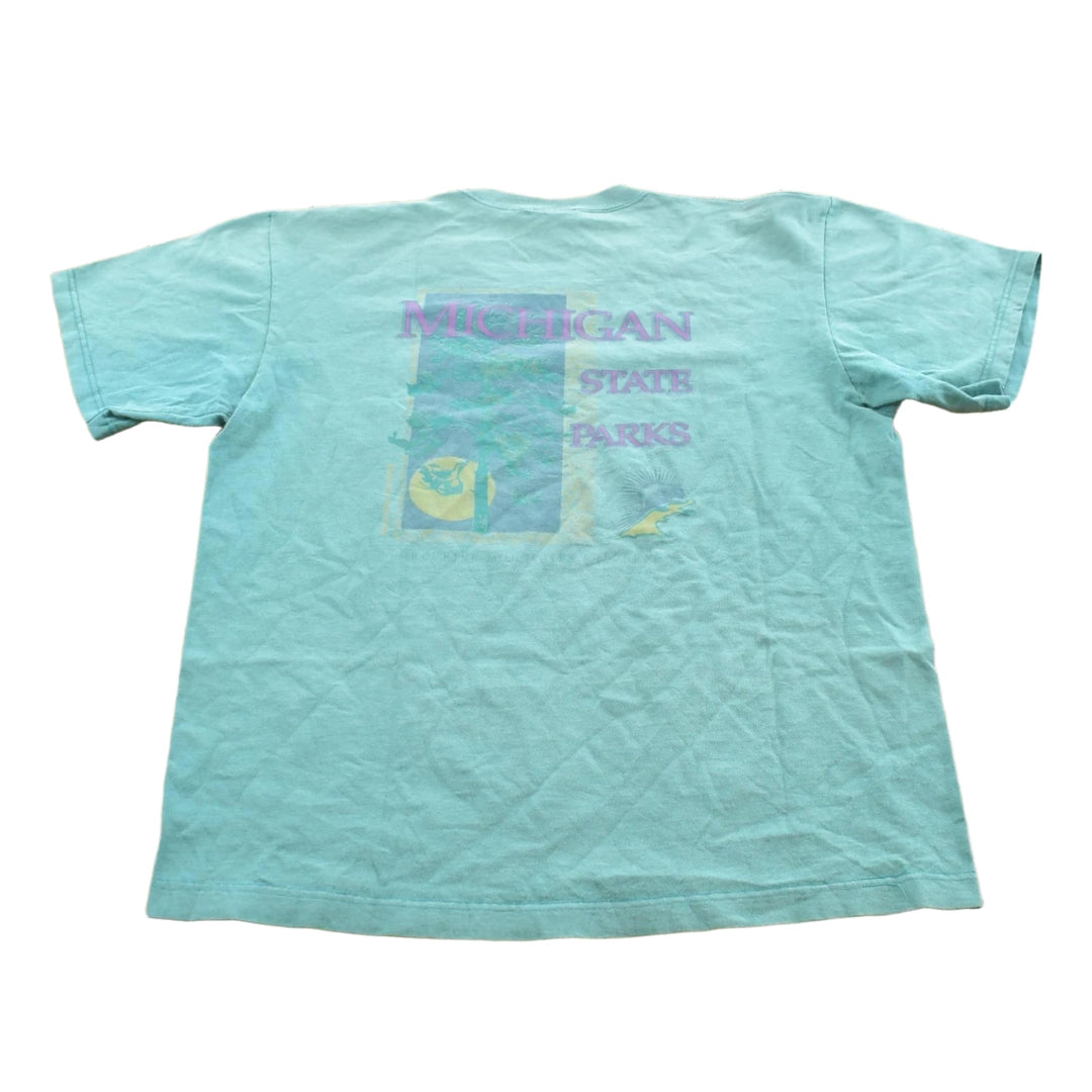 Vintage 1990s Michigan State Park T-Shirt Mens XL Men's Large