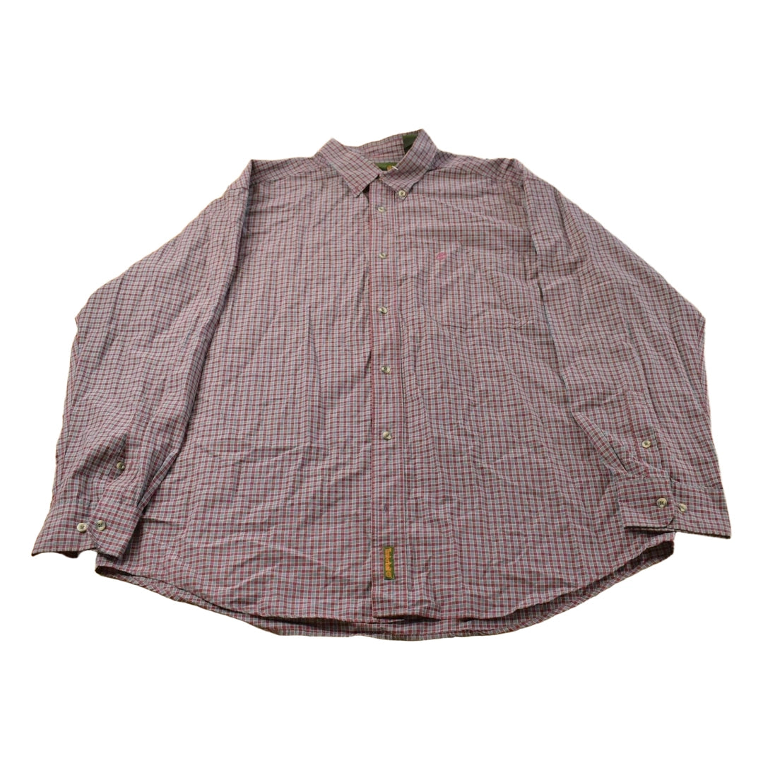 Vintage 1990s Timberland Plaid Button Up Shirt Men's XL
