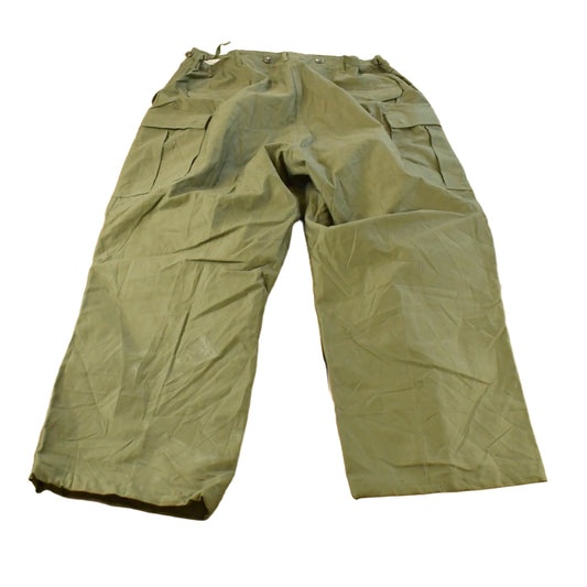 Vintage 1950s OG 107 M-1951 Army Cargo Field Trousers Olive Drab Pants Men's 38 x 30