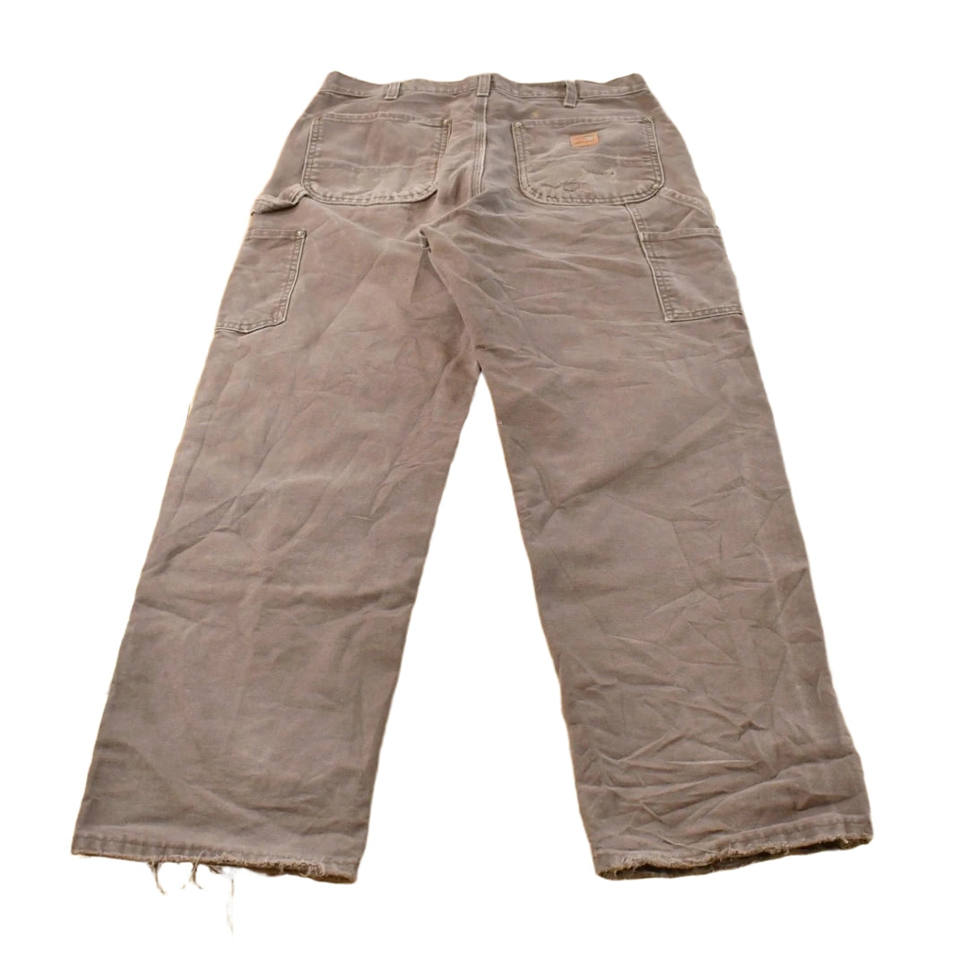 Vintage 2000s Thrashed Carhartt Double Knee Work Pants Men's 33 x 30