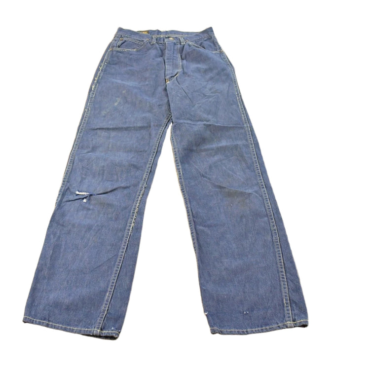 Vintage 1950s Lee Riders Sanforized Denim Jeans Men's 25 x 29.5
