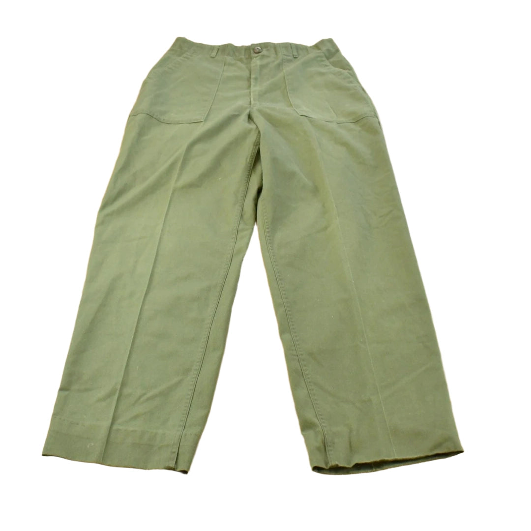 Vintage 1980s Military OG 507 Army Fatigue Pants Men's 32 x 31
