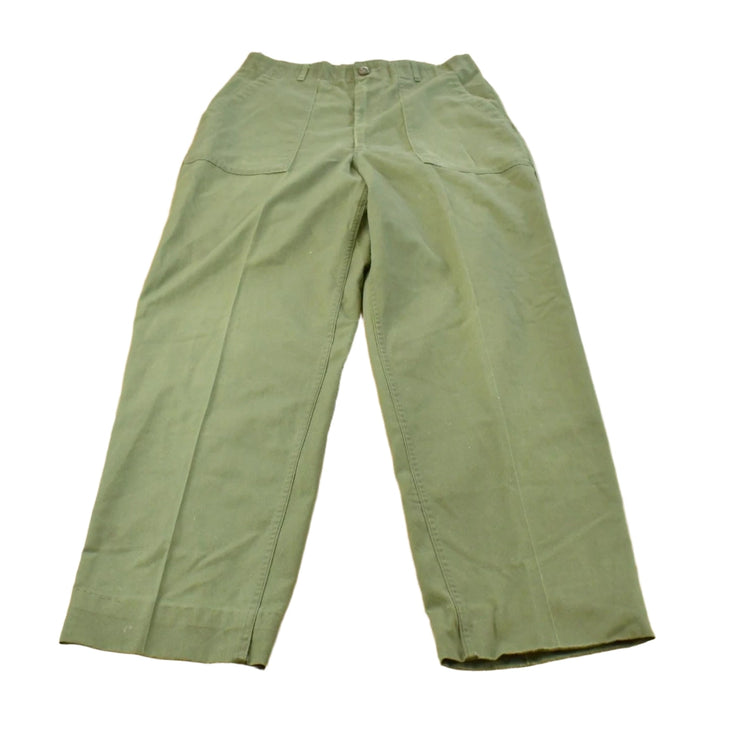 Vintage 1980s Military OG 507 Army Fatigue Pants Men's 32 x 31