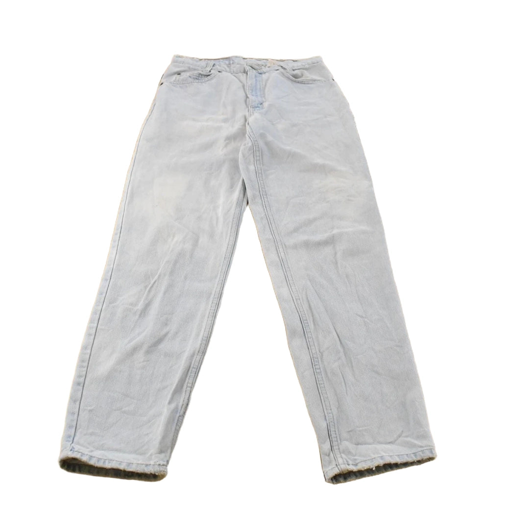 Vintage 1990s Levi's Orange Tab 550 Relaxed Tapered Denim Jeans Student 28 x 32