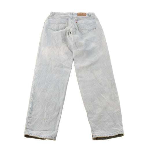 Vintage 1990s Levi's Orange Tab 550 Relaxed Tapered Denim Jeans Student 28 x 32