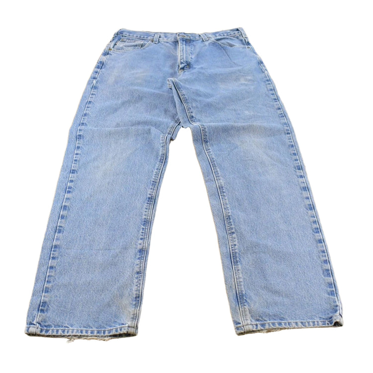 Vintage 2000s Carhartt Loose Fit Distressed Workwear Denim Jeans Men's 35 x 34.5
