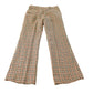 Vintage 1970s Pleated Checkered Plaid Pants Men's 30 x 30.5