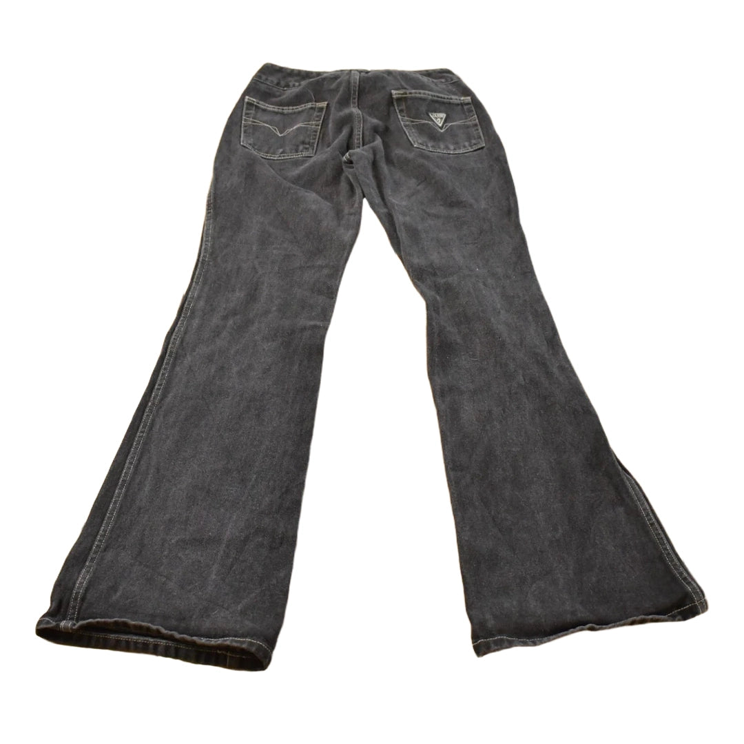 Vintage Y2K Guess Jeans Flare Bell Bottoms Low Rise Denim Jeans Women's 26 x 32