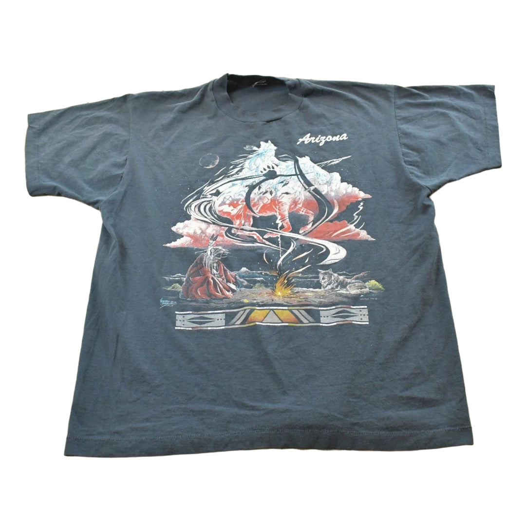 Vintage 1991 Arizona Spirit Animal T-Shirt Men's XL