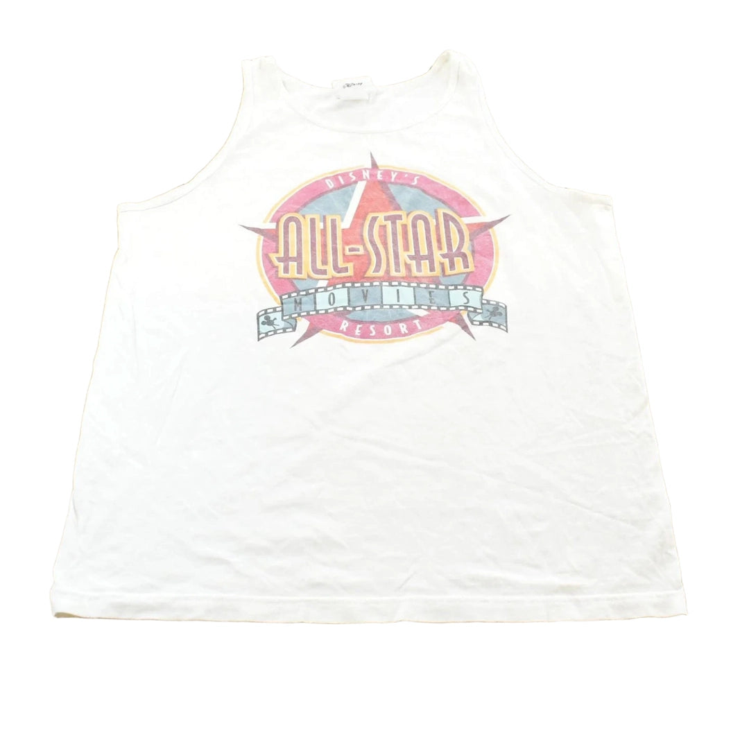 Vintage 1990s Walt Disney World All-Star Movies Tank Top Shirt Mens L