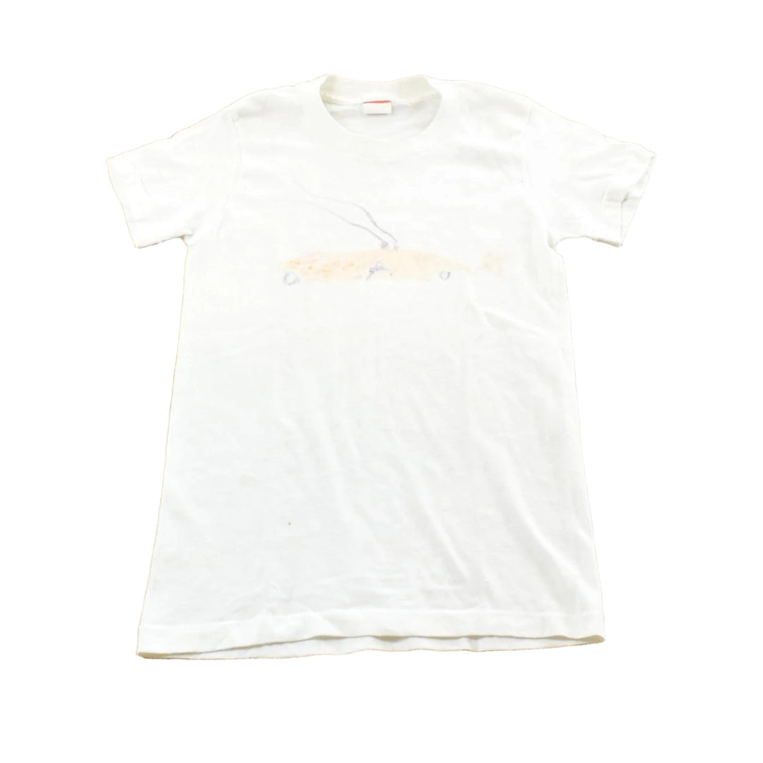 Vintage 1980s Custom Drawing Youth Size 8 T-Shirt