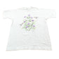 Vintage 1996 Fruit of the Loom Flowers Floral Hummingbird T-Shirt Mens S