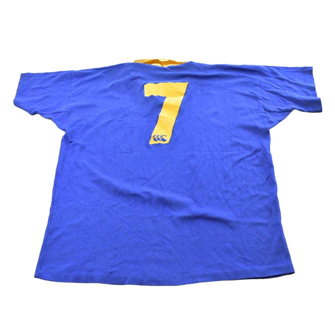 Vintage 1990s Canterbury DeClute Remax Rugby Jersey Polo Collared T-Shirt Mens 2XL