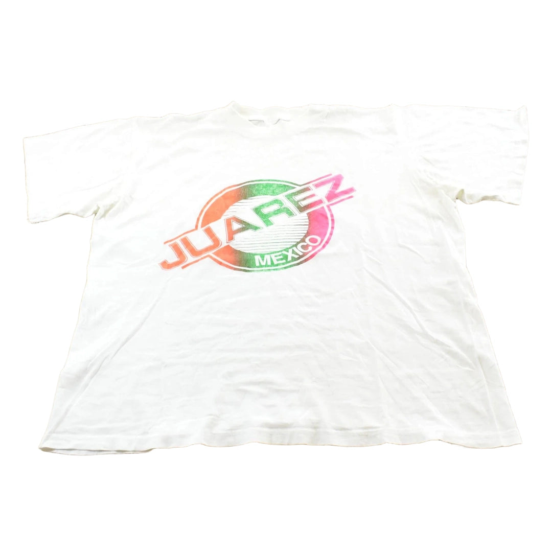 Vintage 1990s Juarez Mexico Souvenir Travel T-Shirt Mens 2XS