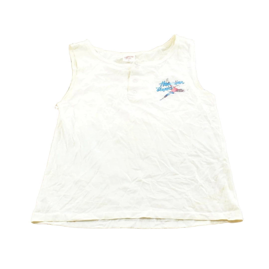 Vintage 1984 Hawaiian Tropic Surfing Tank Top T-Shirt Mens XS