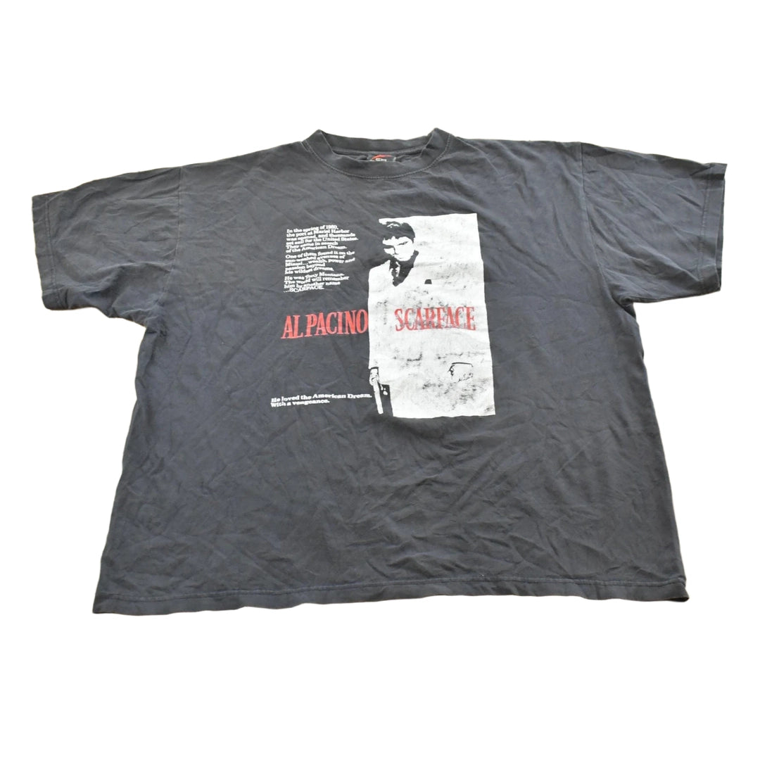 Vintage 2000s Scarface Movie Poster Graphic T Shirt Mens XL