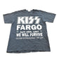 Vintage 1997 Kiss We Will Survive Fargo Concert T-Shirt Mens L