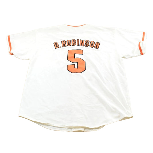 Vintage 1990s Starter Baltimore Orioles Brooks Robinson MLB Baseball Jersey Mens XL