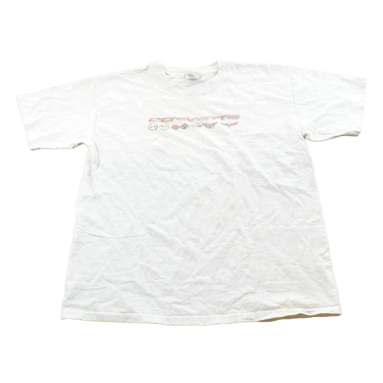 Vintage 2000s Corvette Logo Graphic T-Shirt Mens L