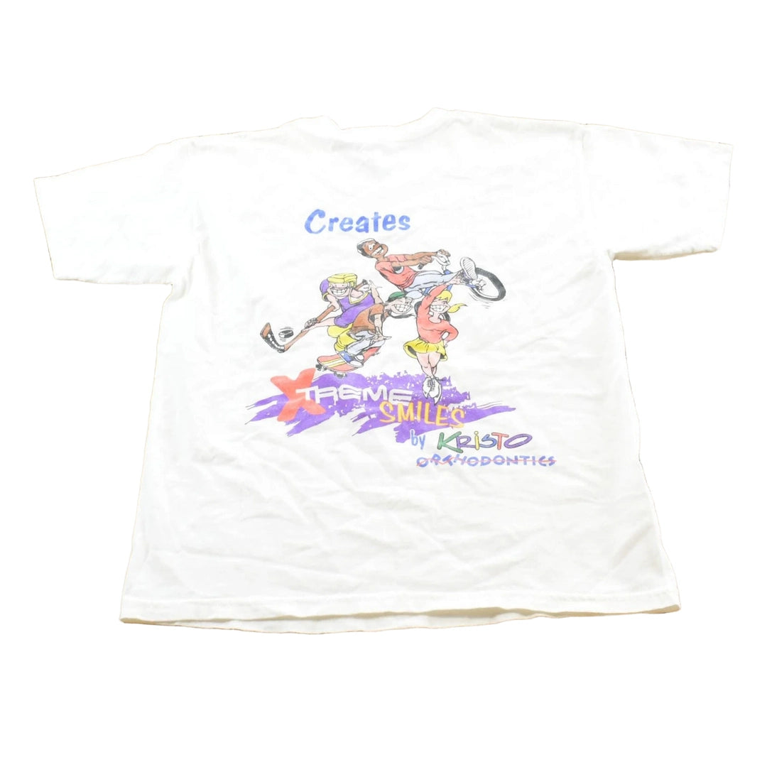 Vintage 2000s Kristo Orthodontics Sports Smiles T-Shirt Mens S