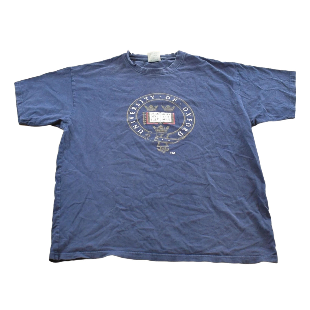 Vintage 1990s Oxford University Collegiate T-Shirt Mens L