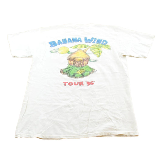 Vintage 1996 Jimmy Buffett Banana Wind Tour T-Shirt Size L Men's Large