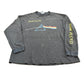 Vintage 1992 Pink Floyd Dark Side of the Moon Band Graphic Long Sleeve T-Shirt Mens XL