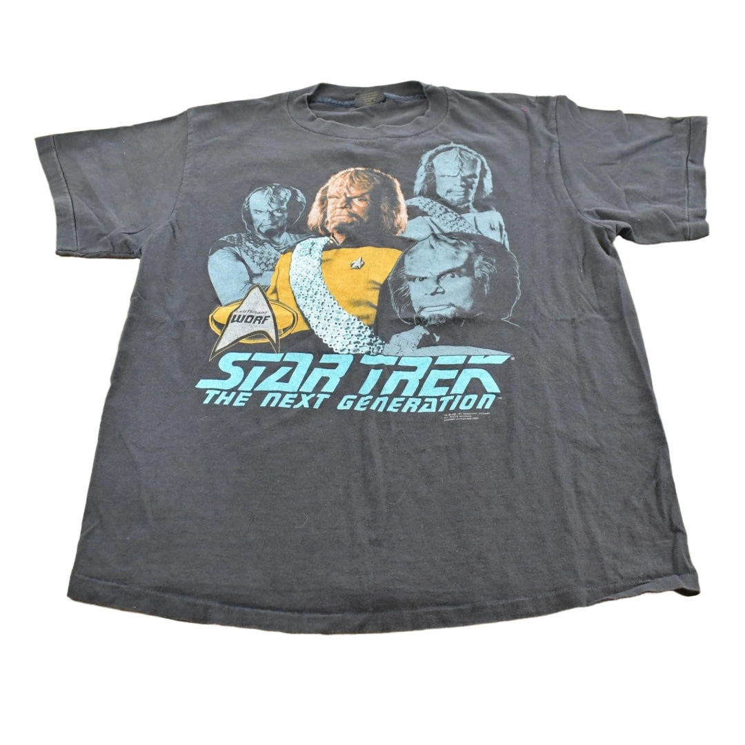 Vintage 1991 Star Trek TV Promo T-shirt Men's Large