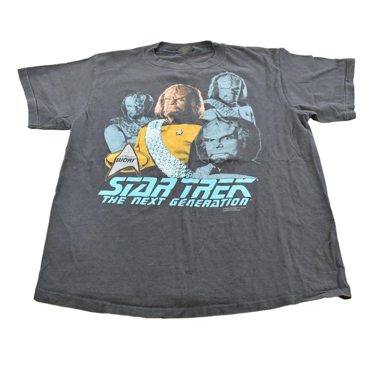 Vintage 1991 Star Trek TV Promo T-shirt Men's Large