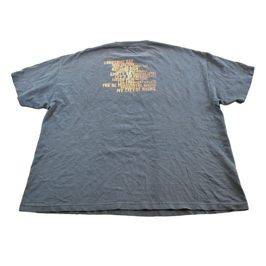 Vintage 2002 Bruce Springsteen The Rising Tour Band T-Shirt Men's Large Men's 2XL